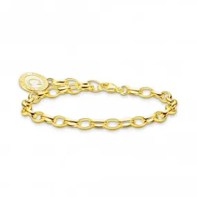 Charmista Gold Plated Cold Enamel Bracelet X0287-427-39