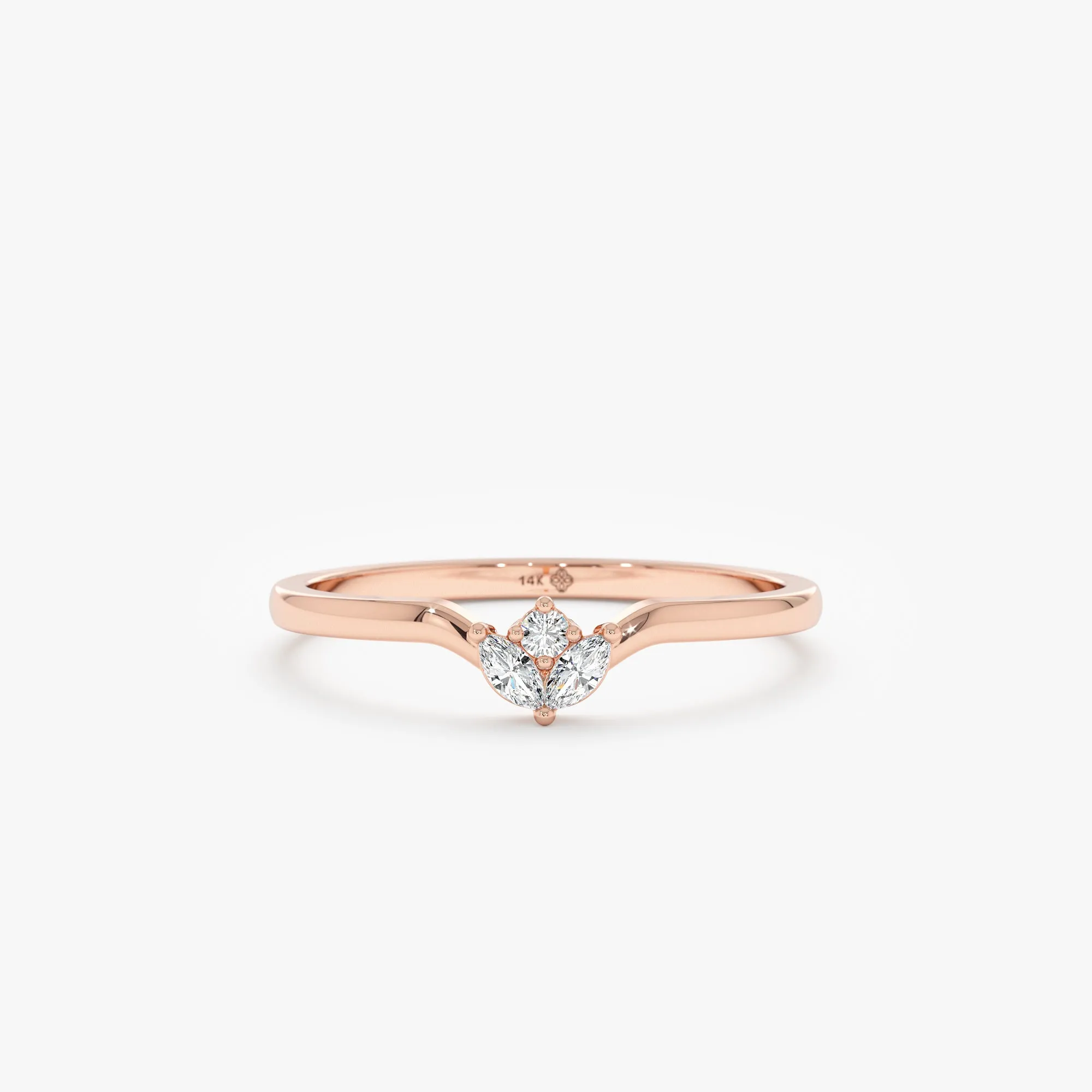 Diamond Cluster Nesting Ring, Amaris