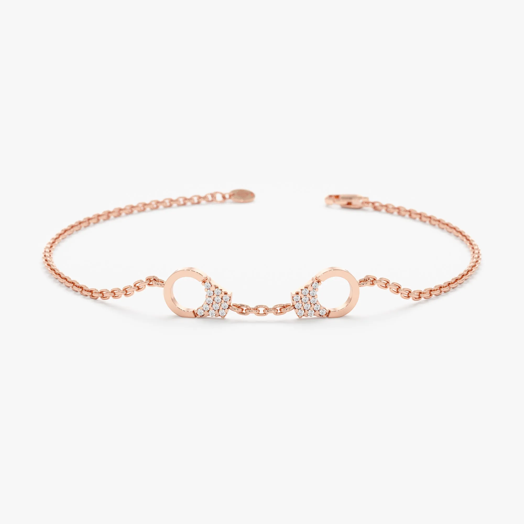 Diamond Handcuff Bracelet, Charlotte