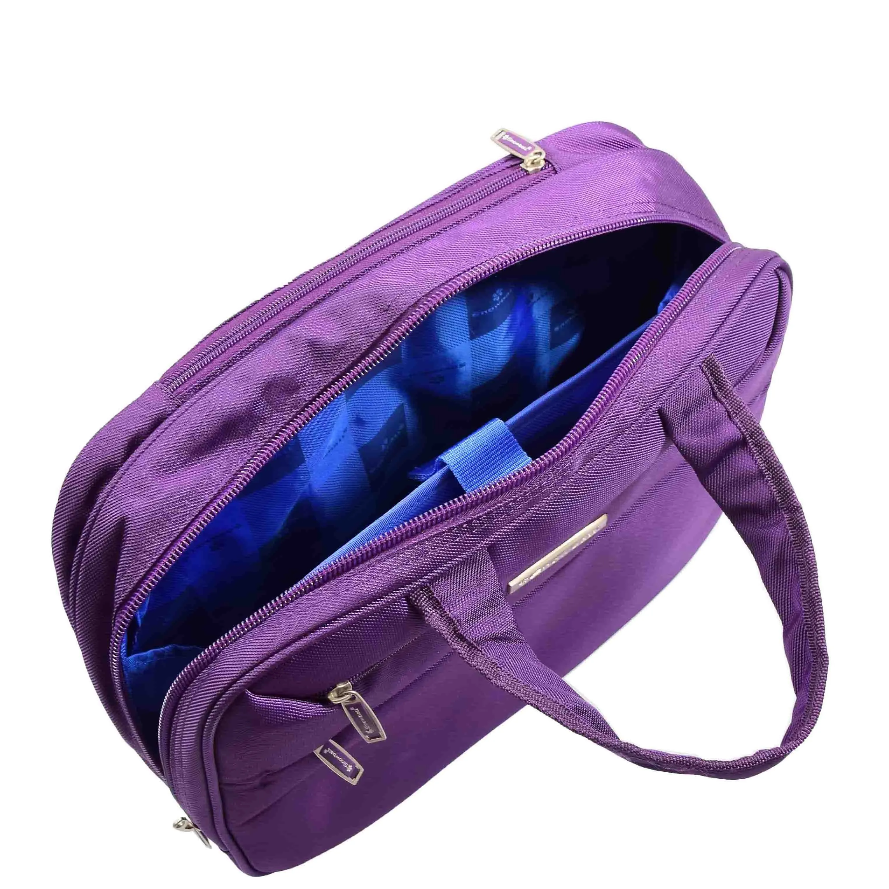 DR603 Wheeled Laptop Business Briefcase Pilot Case Purple