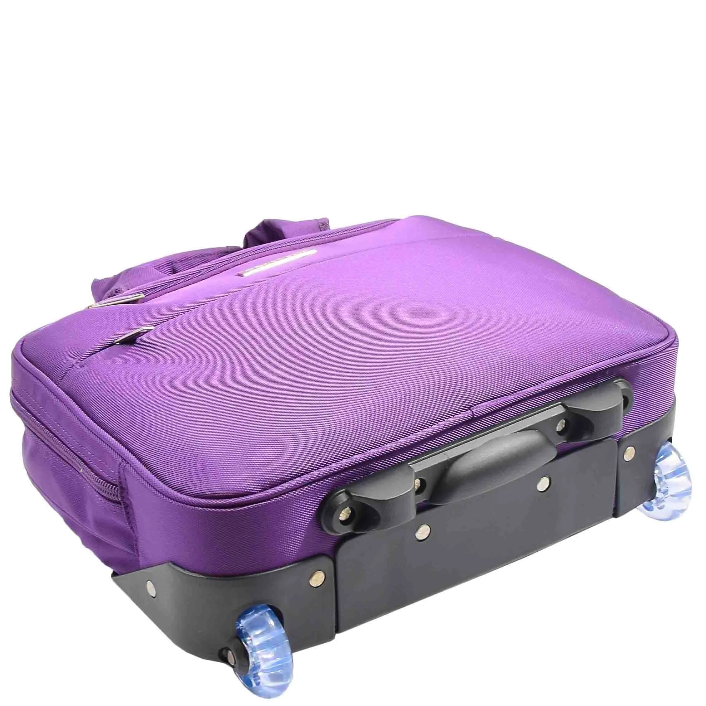 DR603 Wheeled Laptop Business Briefcase Pilot Case Purple