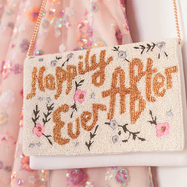 Floral Happily Ever After Clutch Bag