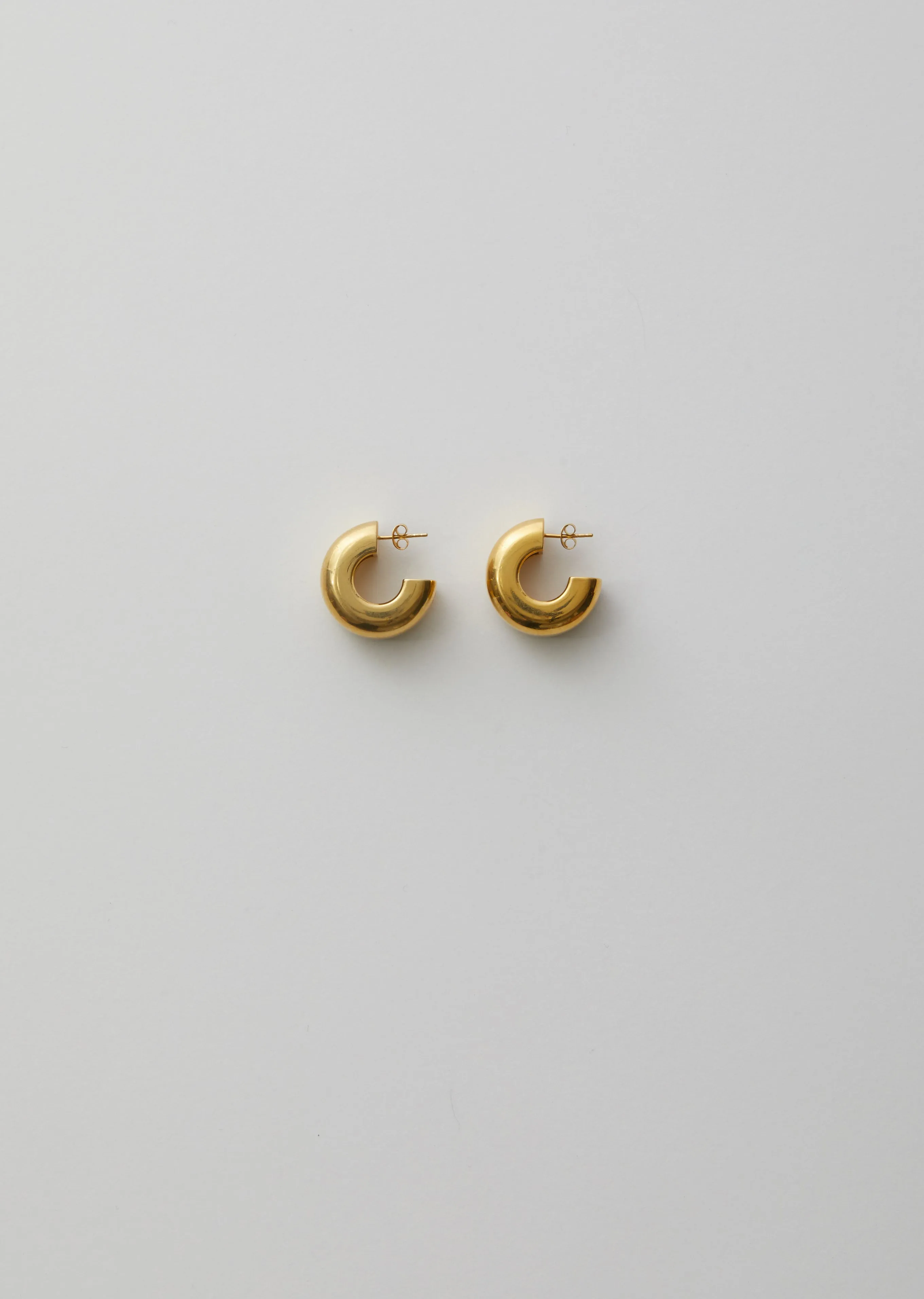 Gold Tire Earrings