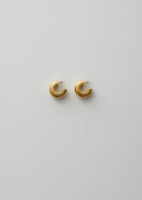 Gold Tire Earrings