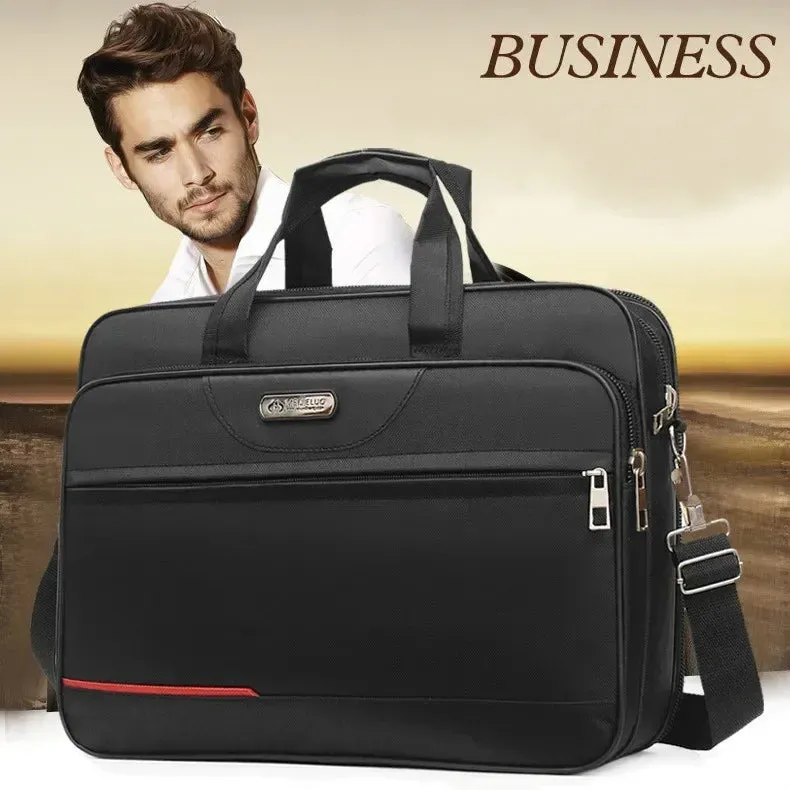 High-Capacity Briefcase Travel Laptop Protection Business Document Information Storage Bags Weekend Organizer Handbag Accessories