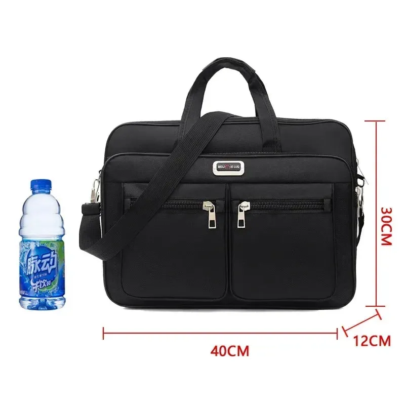 High-Capacity Briefcase Travel Laptop Protection Business Document Information Storage Bags Weekend Organizer Handbag Accessories