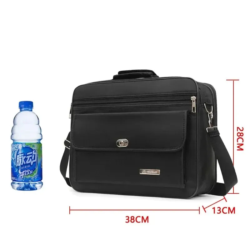 High-Capacity Briefcase Travel Laptop Protection Business Document Information Storage Bags Weekend Organizer Handbag Accessories