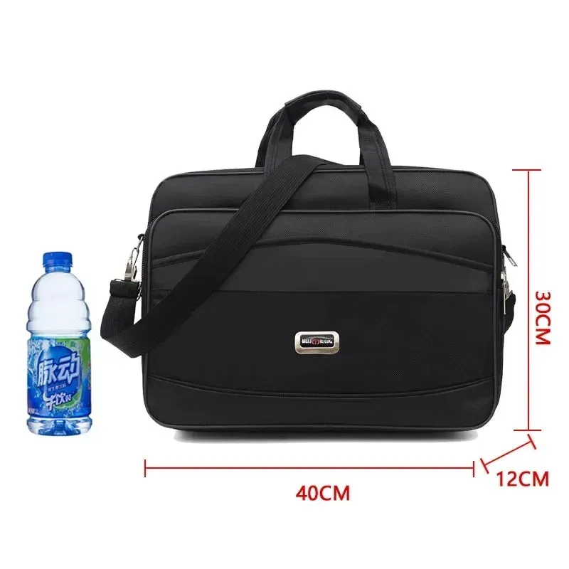 High-Capacity Briefcase Travel Laptop Protection Business Document Information Storage Bags Weekend Organizer Handbag Accessories