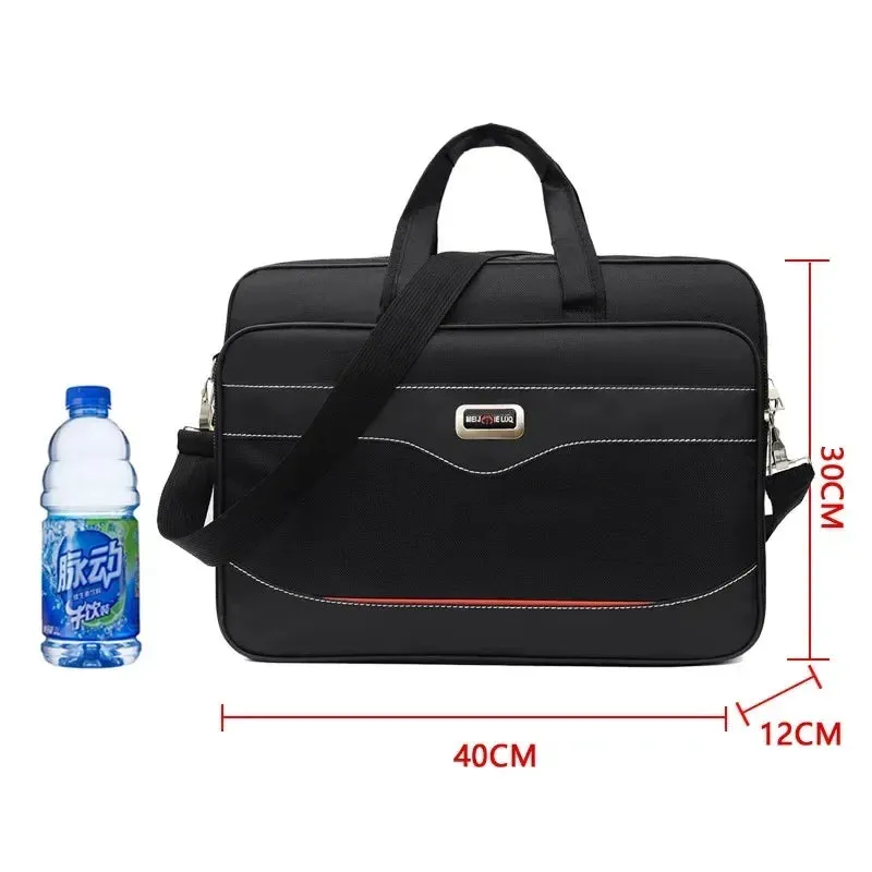 High-Capacity Briefcase Travel Laptop Protection Business Document Information Storage Bags Weekend Organizer Handbag Accessories