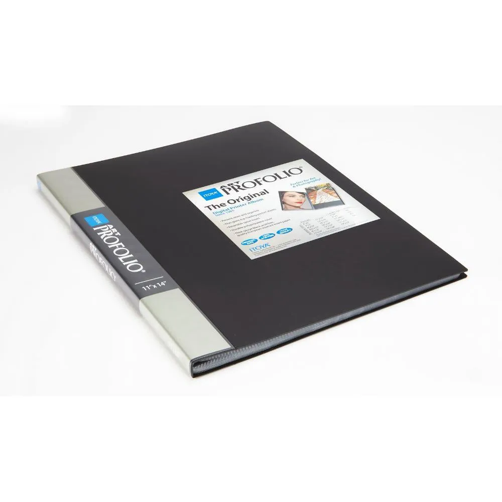 Itoya Art ProFolio, Black 24-Sleeve 11x14"