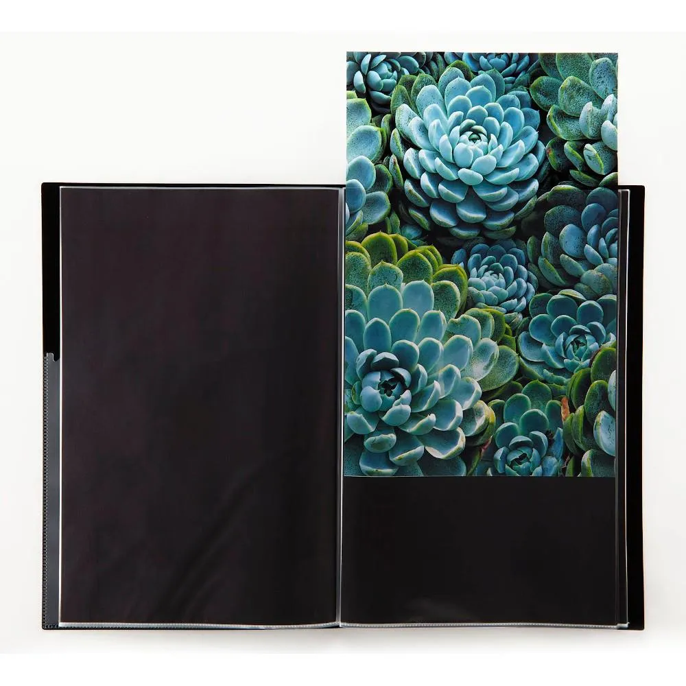 Itoya Art ProFolio, Black 24-Sleeve 11x17"