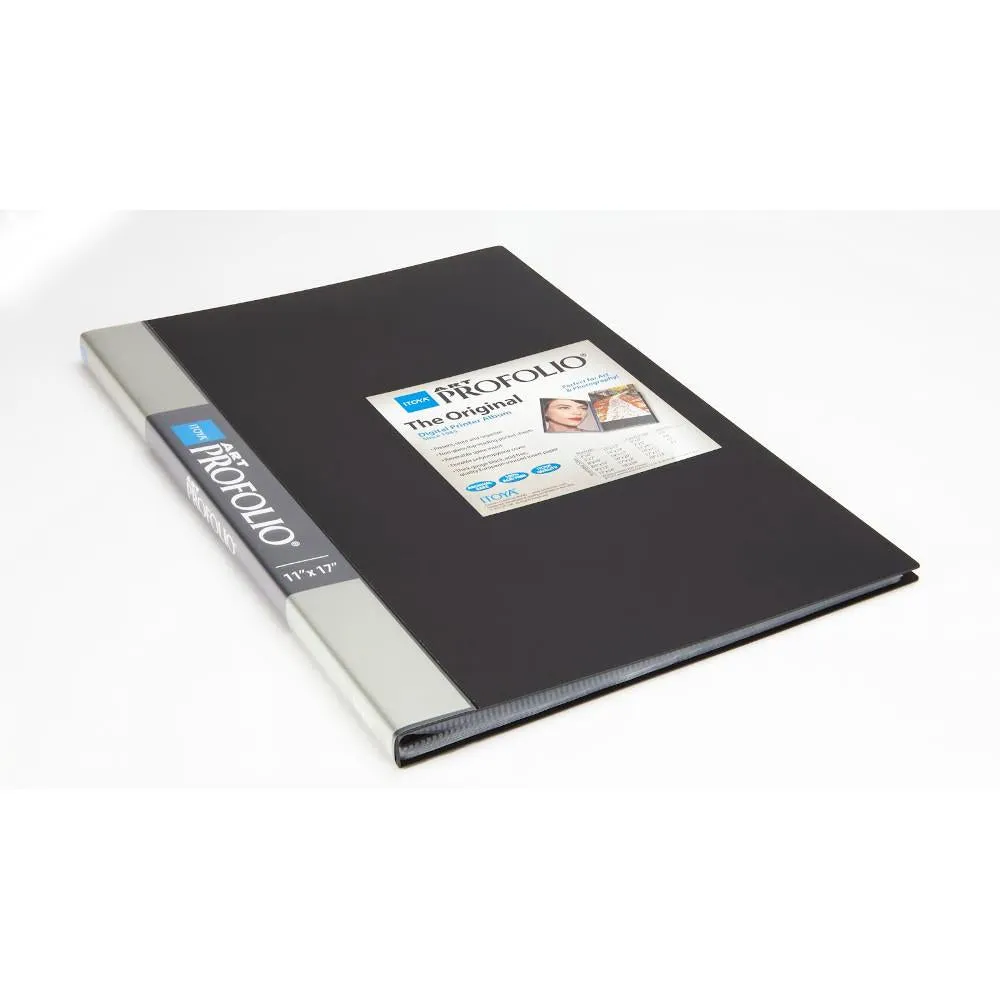 Itoya Art ProFolio, Black 24-Sleeve 11x17"