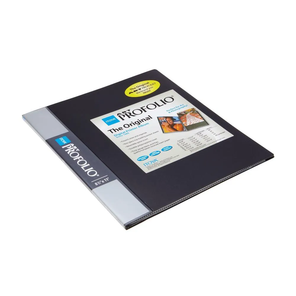 Itoya Art ProFolio, Black 6-Sleeve 8.5x11"