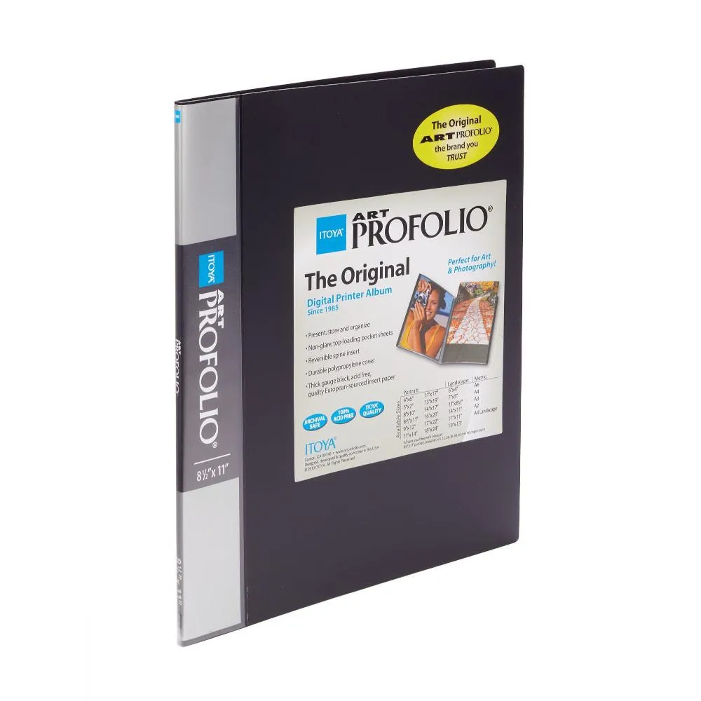 Itoya Art ProFolio, Black 6-Sleeve 8.5x11"