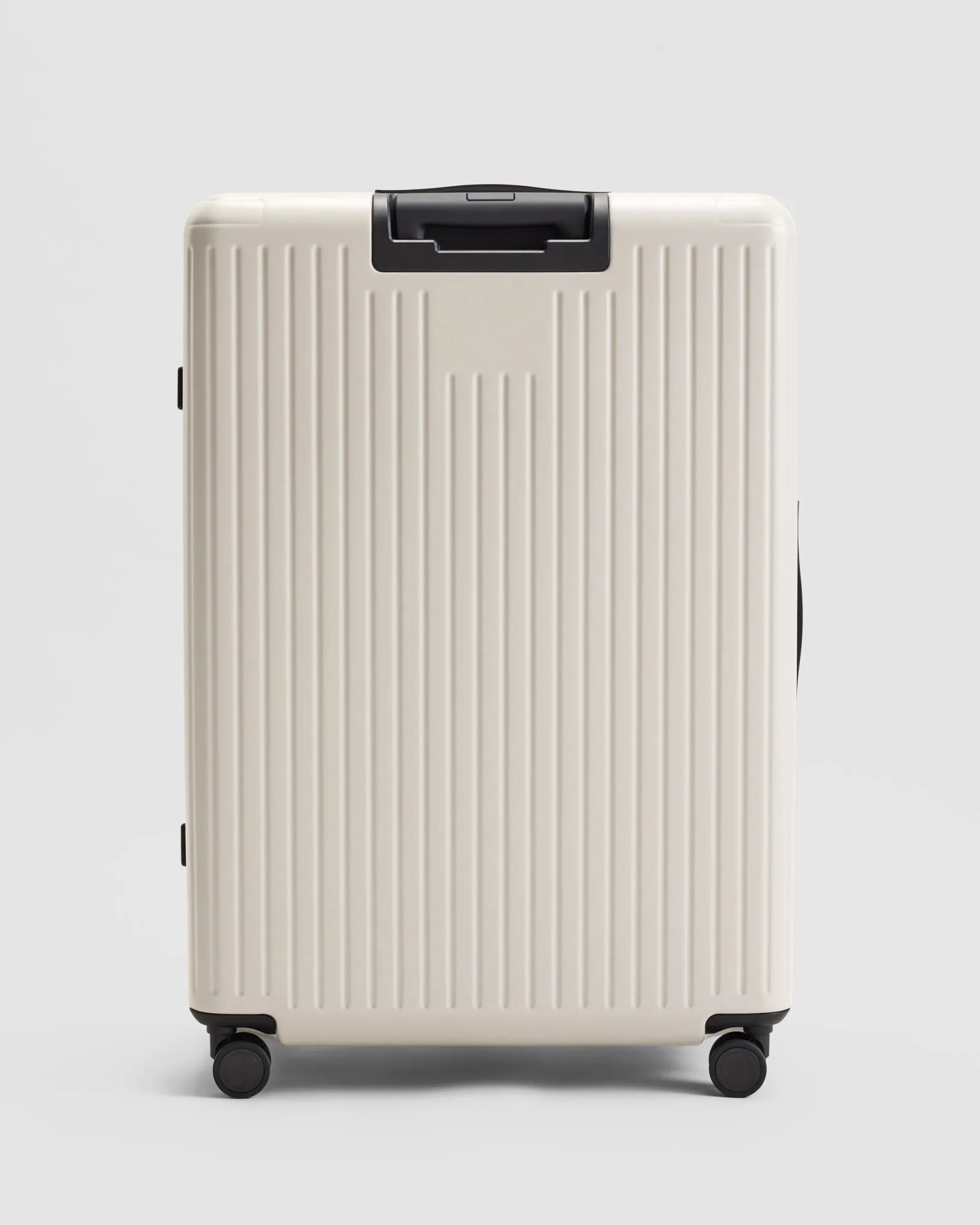 Large Check In Suitcase - Moonbeam Beige