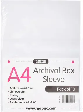 Mapac Archival Box Sleeves 10Pk