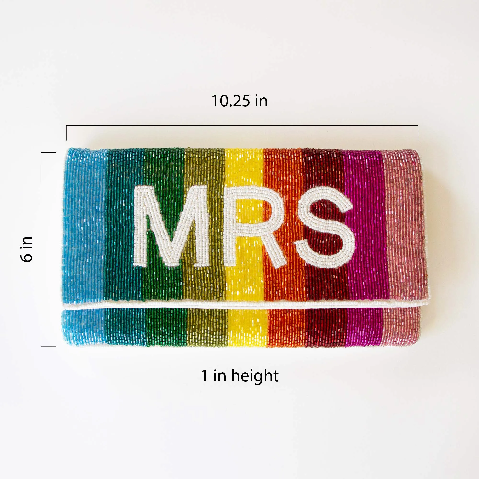 Mrs. Rainbow Clutch Bag