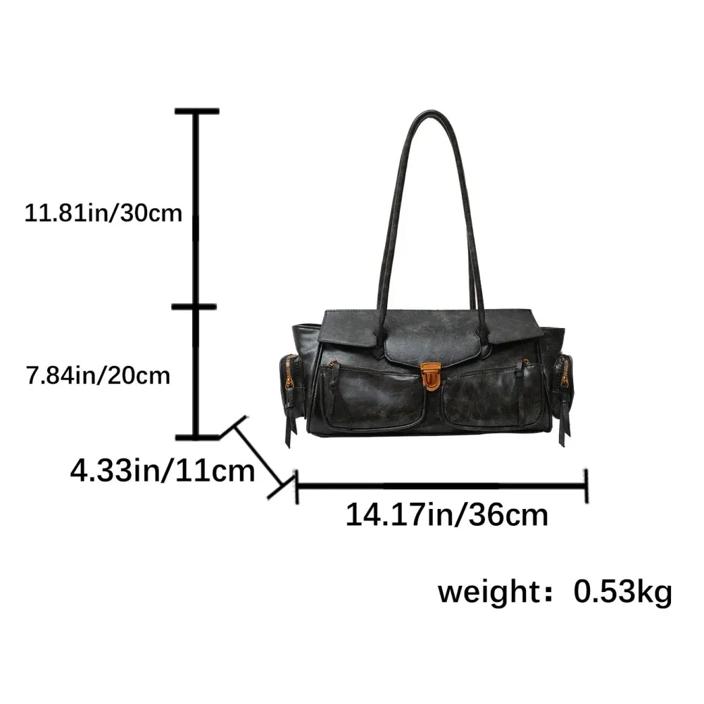 Multi Pockets Large Capacity Satchels Handbags