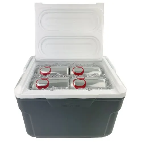 Ozark Trail Hard Side Cooler - 14-can Capacity - 10 Qt - Gray