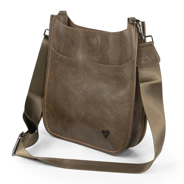 preneLOVE - Oakville Vegan Leather Messenger Bag