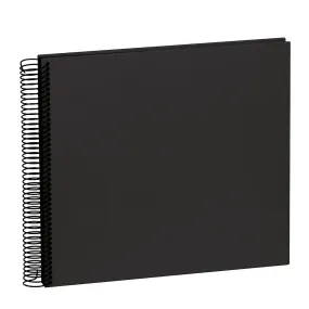 Semikolon Spiral Economy Album Medium - Black, Black Pages