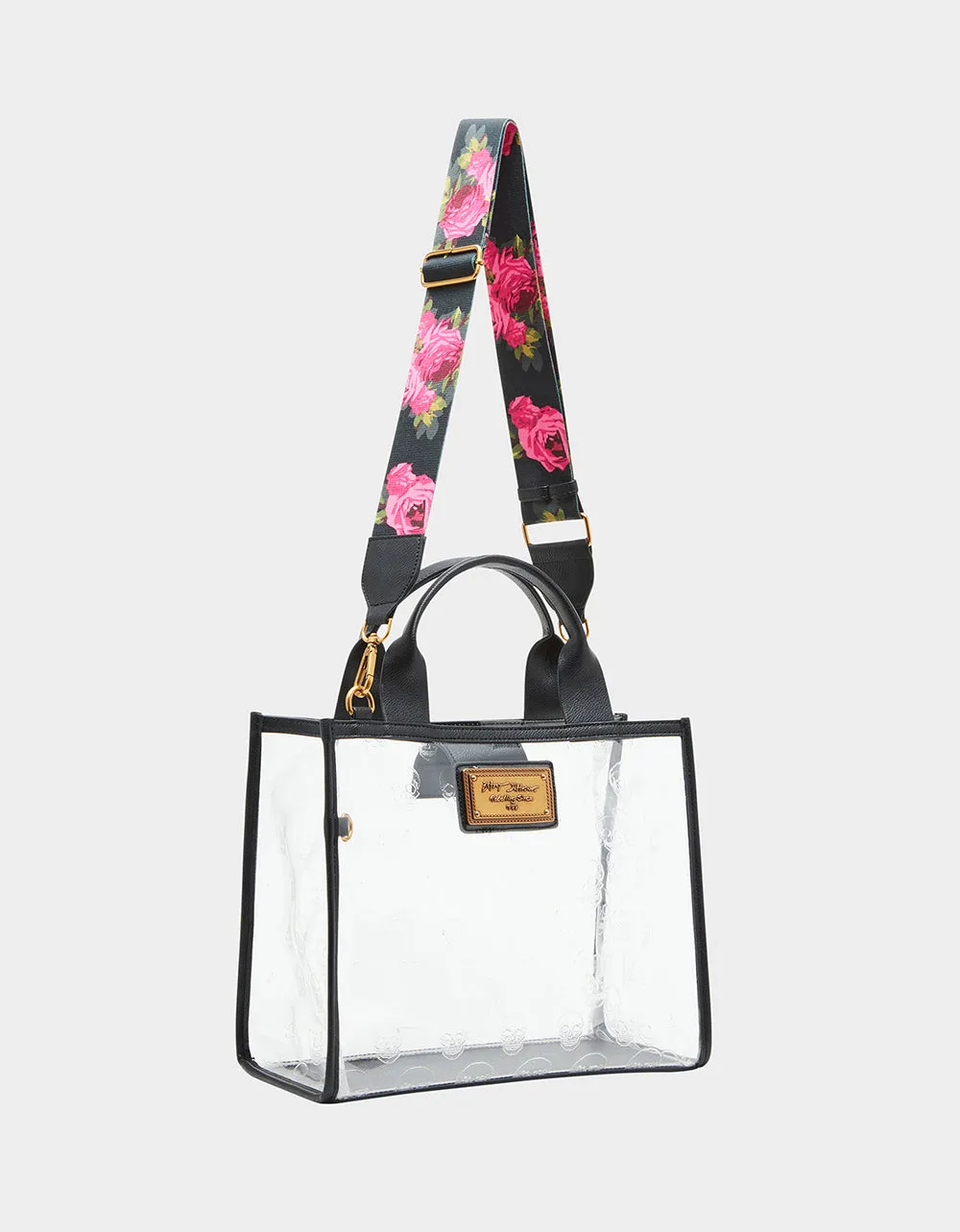 SKULL BOSS MEDIUM CLEAR TOTE CLEAR