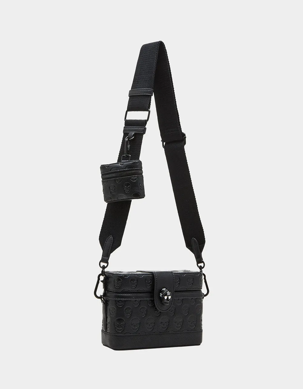 SKULL BOSS VANITY BAG BLACK