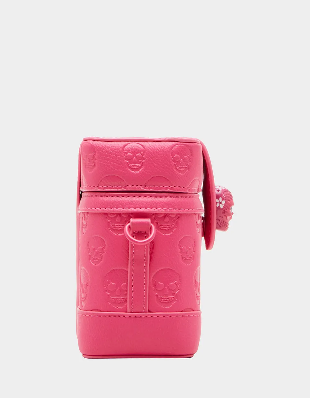 SKULL BOSS VANITY BAG PINK