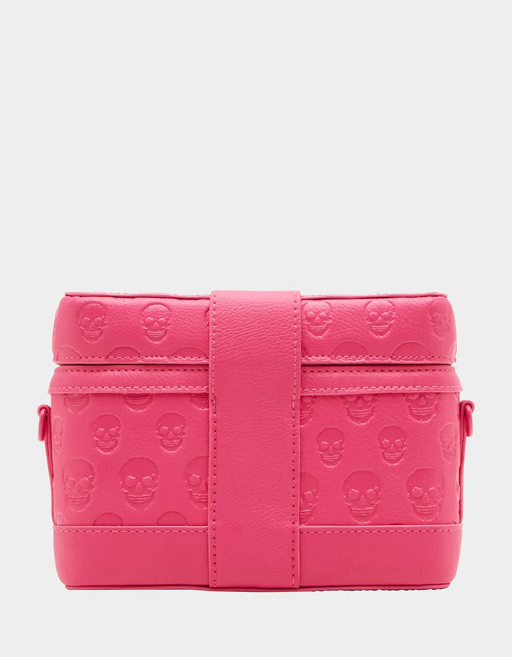 SKULL BOSS VANITY BAG PINK