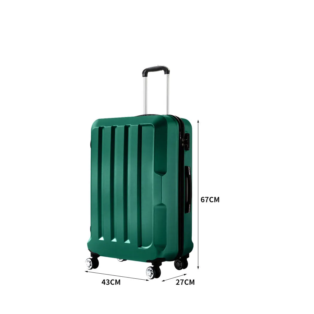 Slimbridge 24" Travel Luggage Lightweight Green 24 inch