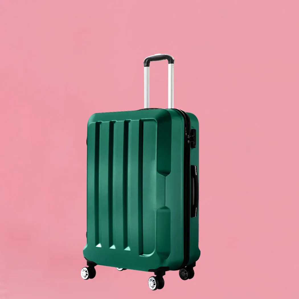 Slimbridge 24" Travel Luggage Lightweight Green 24 inch