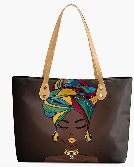 Trendy Fashion Totes - Melanin Brown