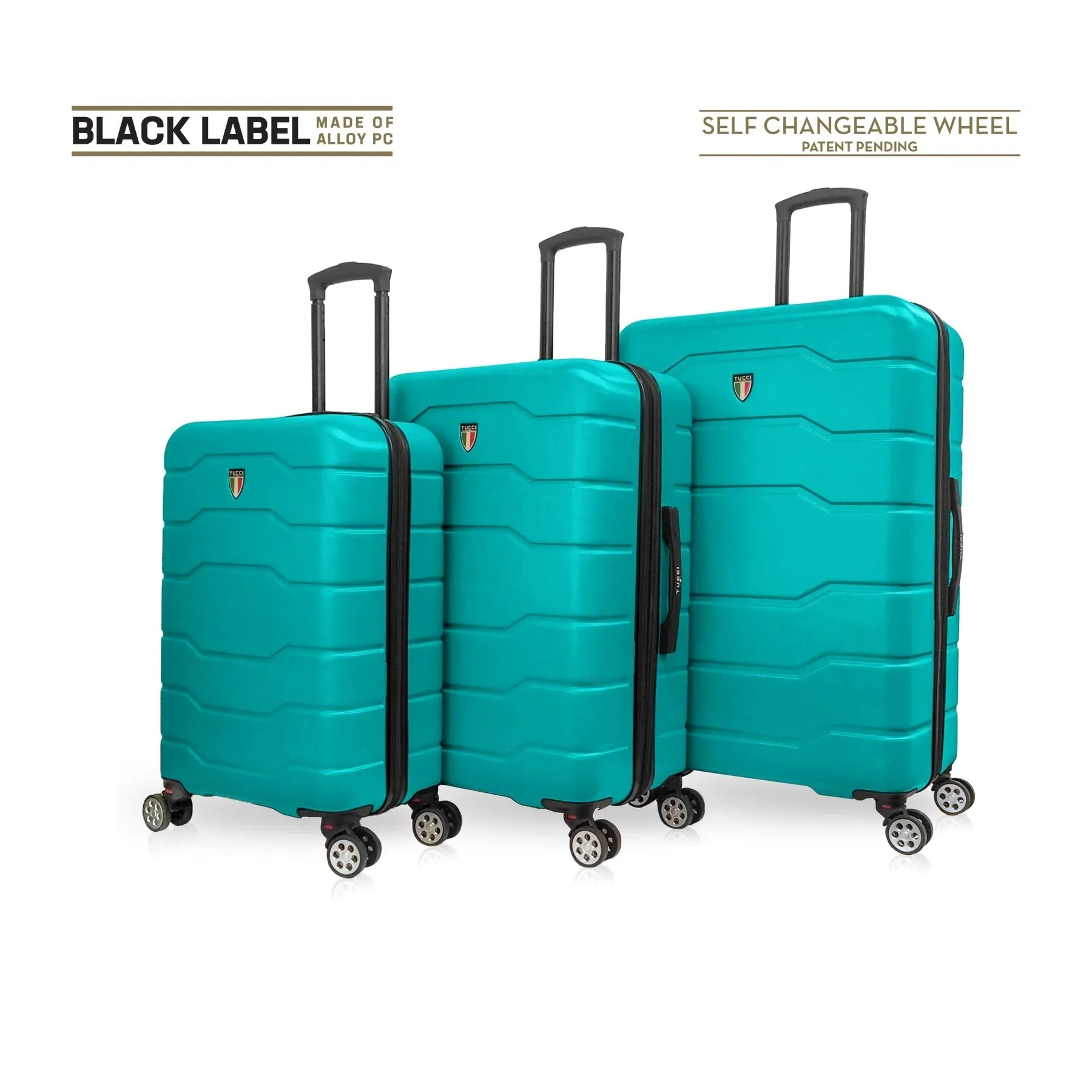 TUCCI Italy IL CAMMINO (18", 26", 30") Spinner Wheeled Suitcase Collection